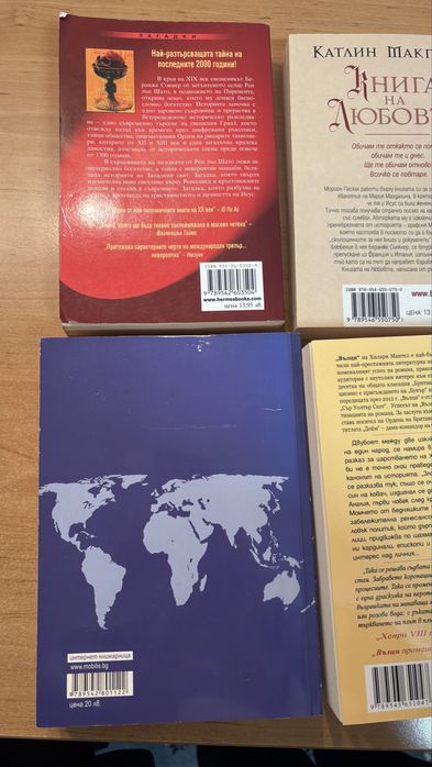 Различни жанрове книги