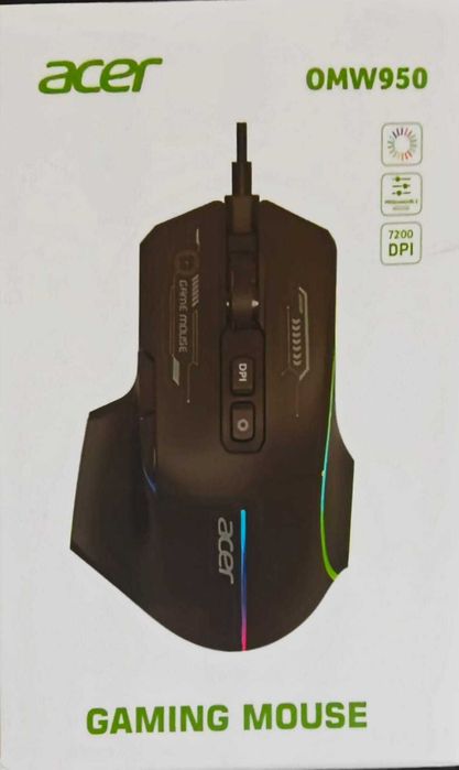 Продам игровую проводную мышку Acer OMW950, Wired Gaming Mouse