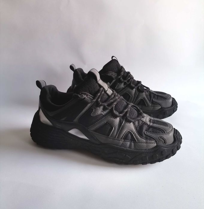 Adidasi sport chunky Zara 39 negri băieti 25 cm  boys gray black athletic