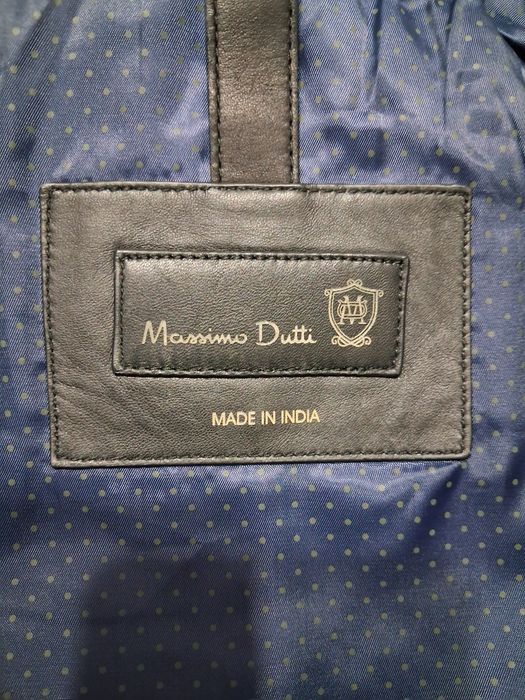 Geaca piele naturala Massimo Dutti, marime L