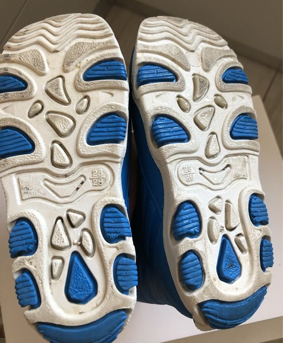 Cizme de ploaie/cauciuc, captusite cald, marimea 28/29