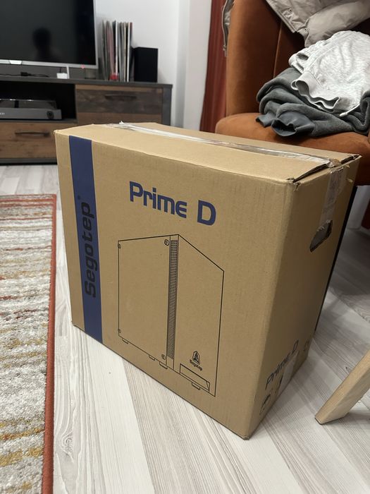 Carcasa Segotep Prime D White + 4 ventilatoare