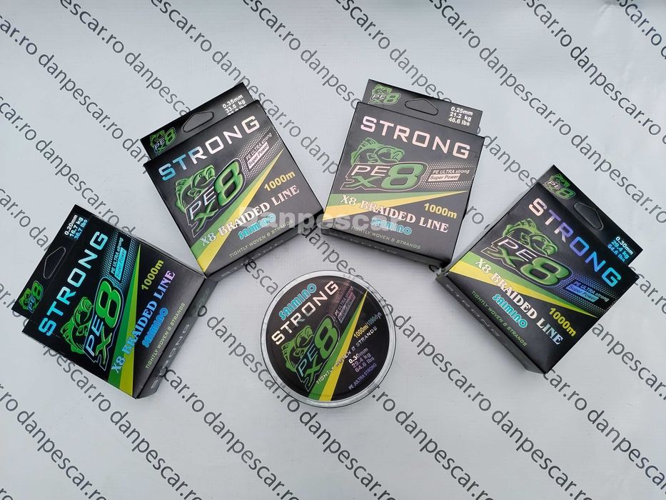 ROLA Fir textil 1000M Saimino PE X8 ultra strong impletit in 8