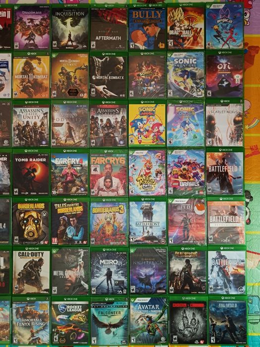 Xbox one и series x игры на дисках