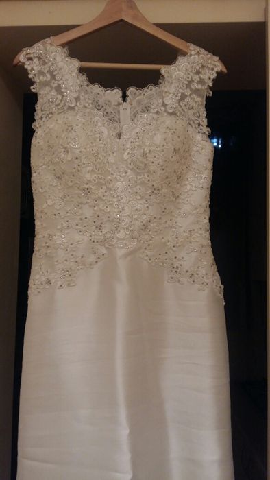 Rochie de mireasa și voal mărimea M