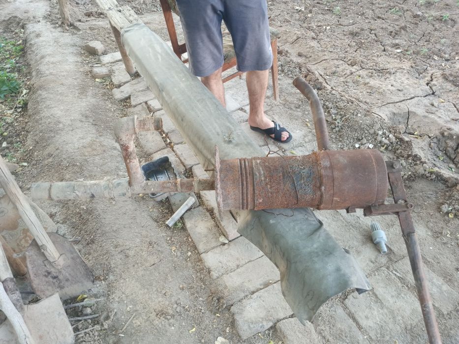 Кран качалка для скважины.