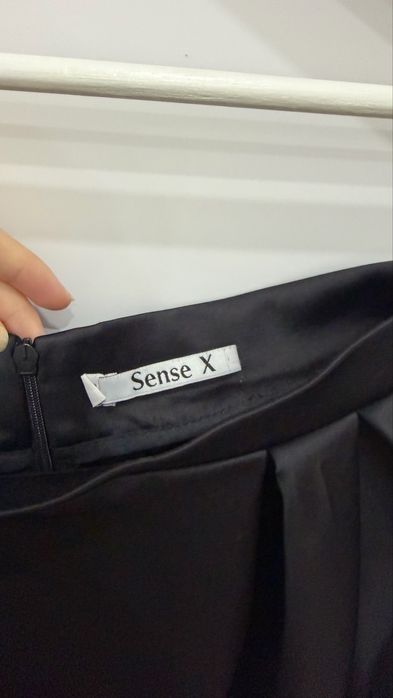 Юбка мини черная