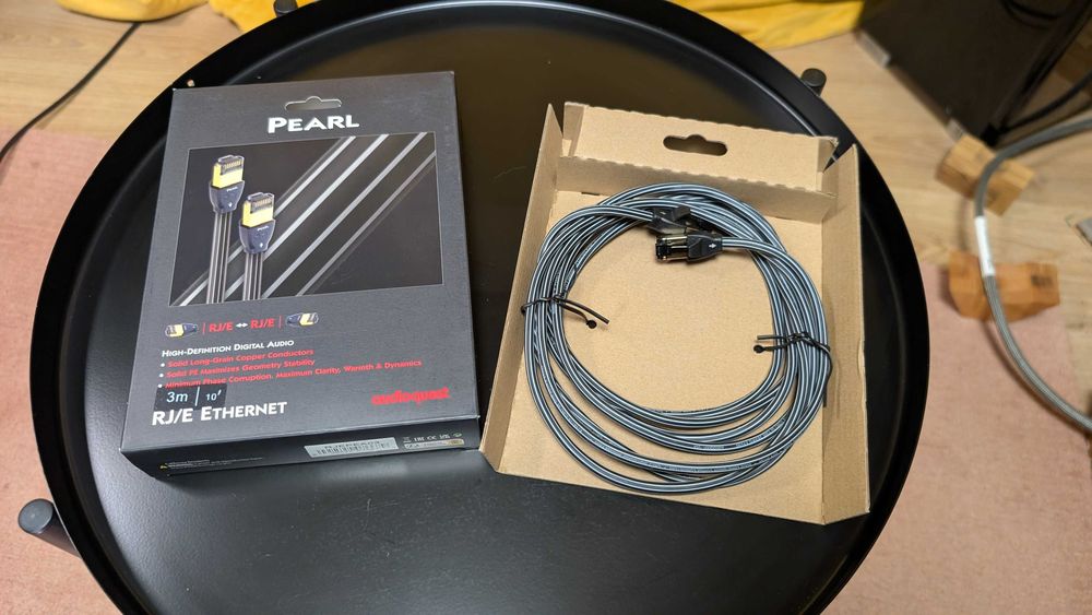 Cablu ethernet retea AudioQuest RJ45 CAT.7 Pearl 3m