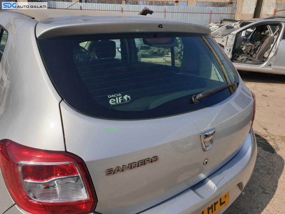 Hayon Haion Portbagaj Dezechipat FARA Luneta Geam Sticla Dacia Sandero 2 2012 - 2016 Culoare TED69 Gris Platine / Platinum Silver [C4562]