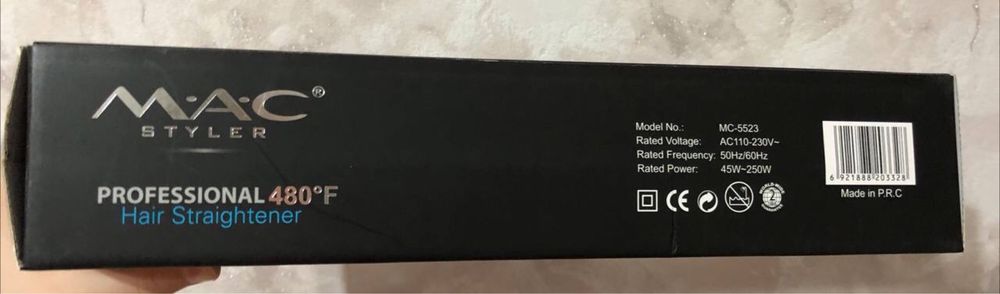 профессиональный утюжок для волос MAC Styler MC-5523