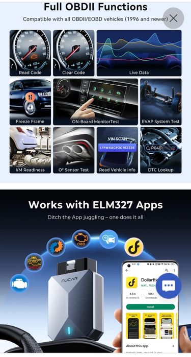 Tester interfață diagnoza Auto Mucar BT200MAX