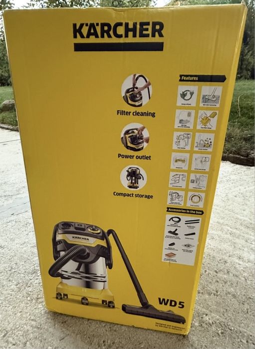 Сухо/мокро смукачка Керхер WD5 PS