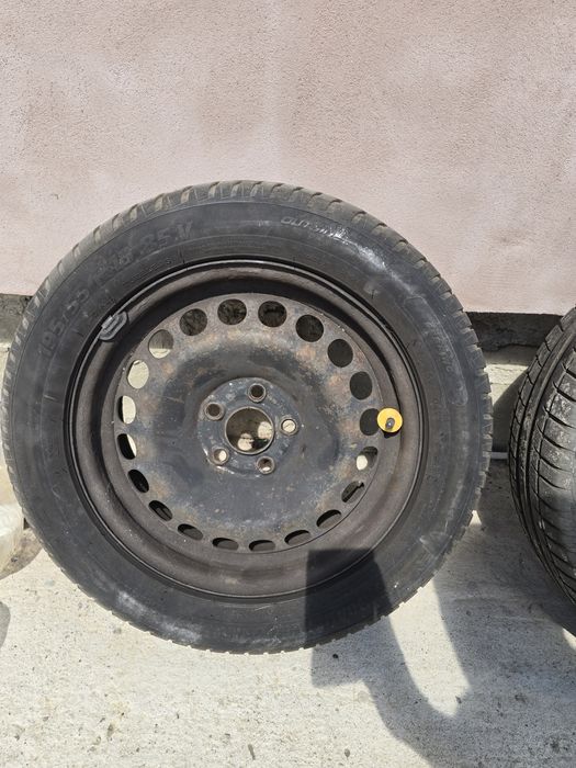 Set jante cu anvelope vara 195/55/15