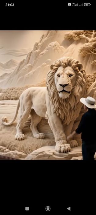 Барельеф гипс арт бетон