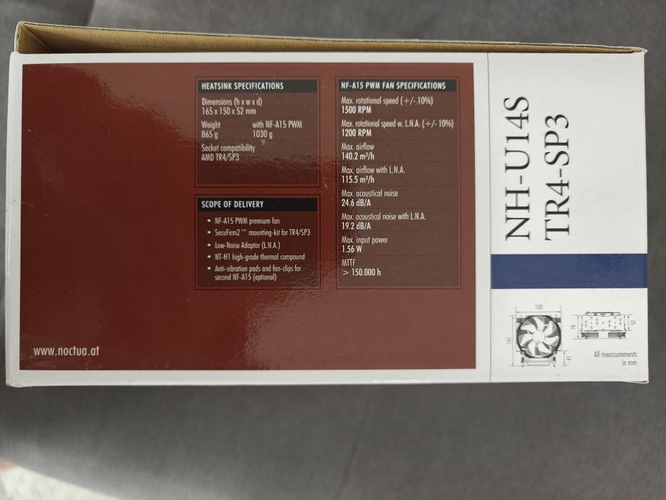 AMD Threadripper 2950X+Aorus tr4 x399+ 32 GbDdr4 3600Mhz+Noctua CPU co