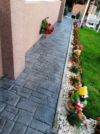 Beton amprentat /dezactivat