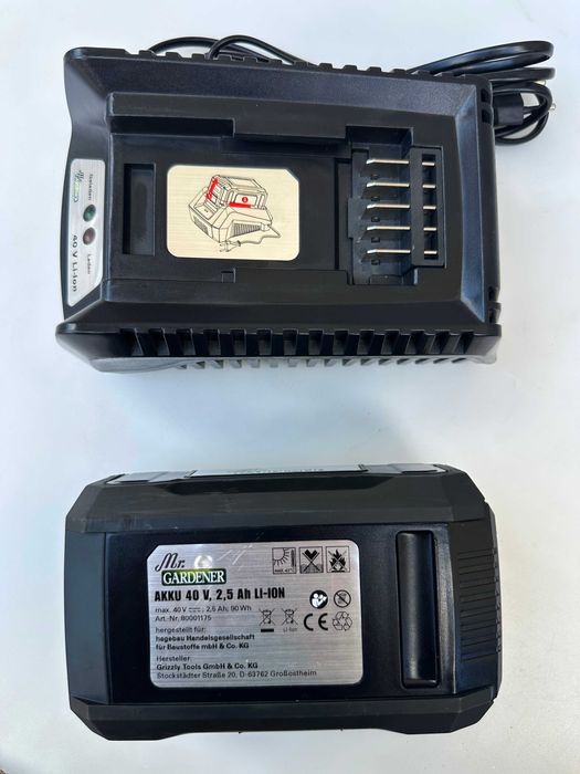 Mr. Gardener Akku 38-2 Li-S - Мощна акумулаторна косачка 40V 38см