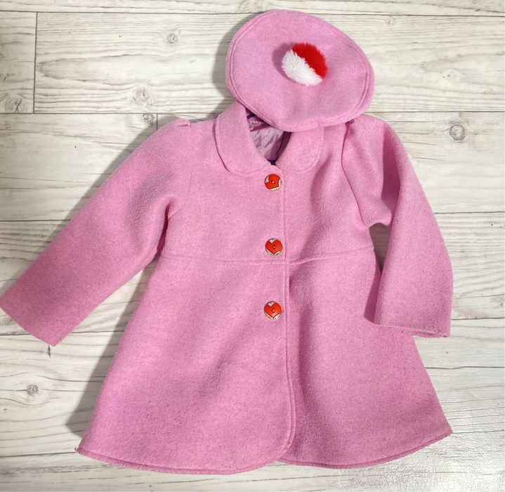 Продам детское пальто с шапкой