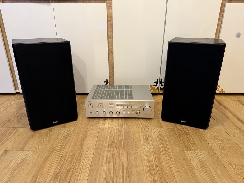 Yamaha vintage Hi-Fi premium – A-520 + NS-S20I – monitoare Yamaha cu difuzoare Vifa