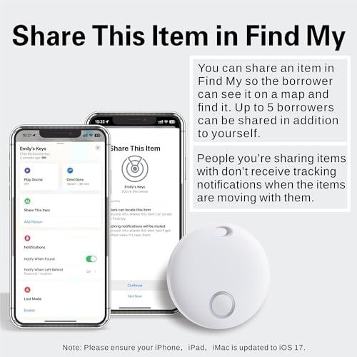 Set de 4 Smart Tag, Air Tracker Airtag compatibil doar cu Apple Find M