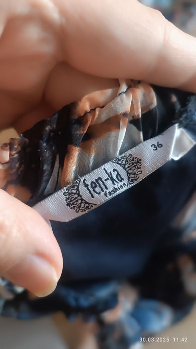 Нежное шифоновое платье