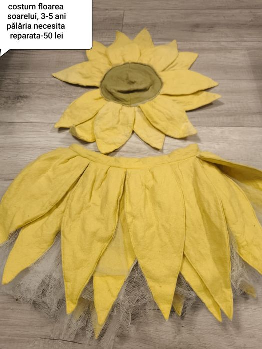 Costume serbare: floarea soarelui, scufița roșie, cavaler, Robin Hood