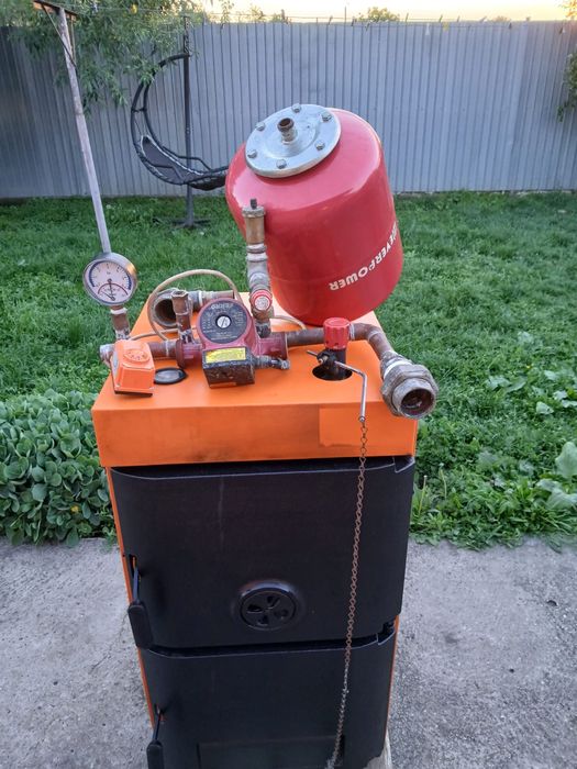 Centrala pe lemne si carbuni 30kw