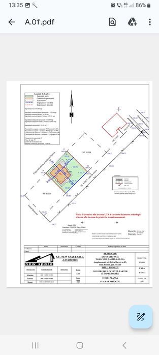 Vand casa parter constructie 2026
