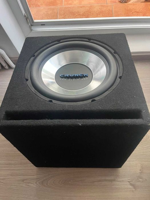Sistem Audio Crunch USA complet | Subwoofer + Amplificator + Cabluri | Audi A4