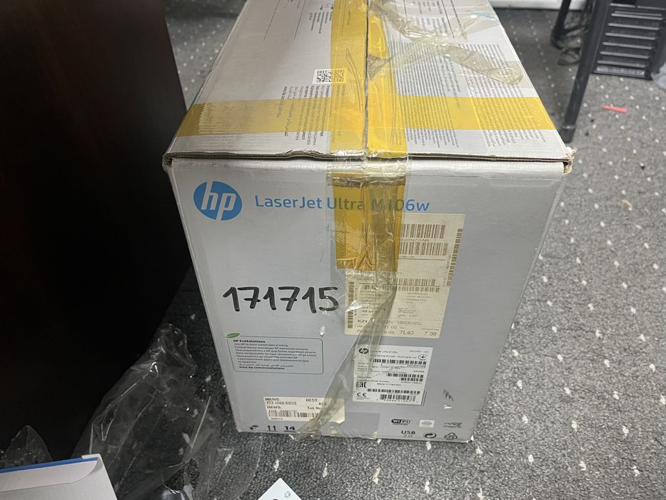 Принтер почти новый hp laserjet m106w