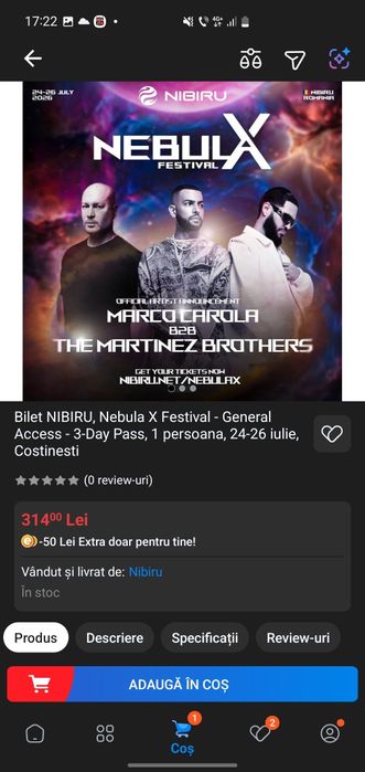 Vând bilet la Nibiru