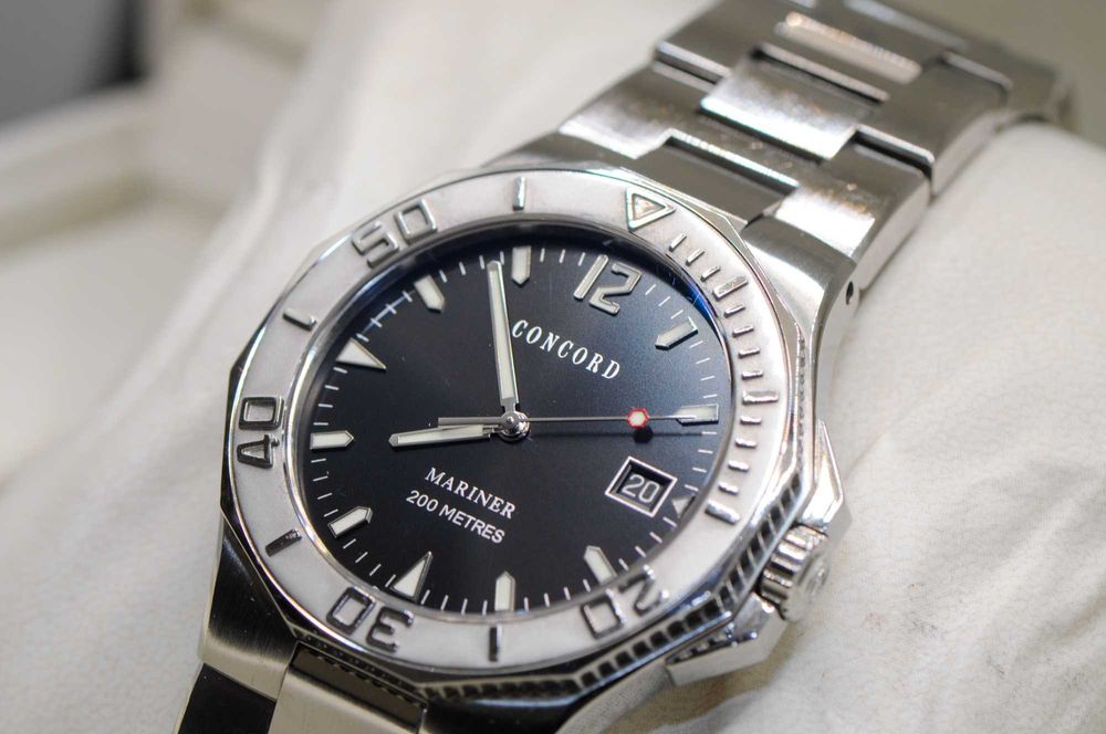 Швейцарски мъжки автоматичен часовник - Concord Mariner Diver 200m