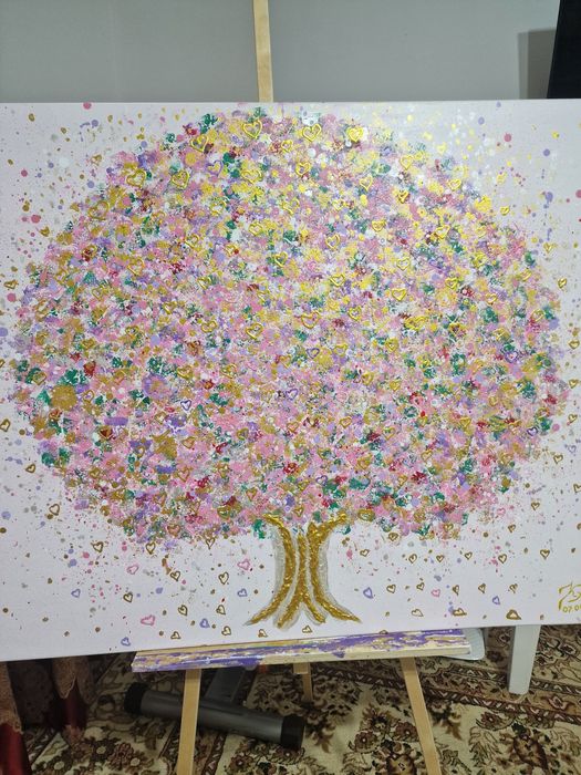 Картина "Дерево любви" 100х80