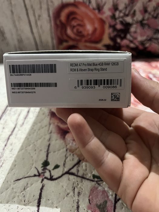 Redmi A7pro Mist Blue 4GB RAM 128GB