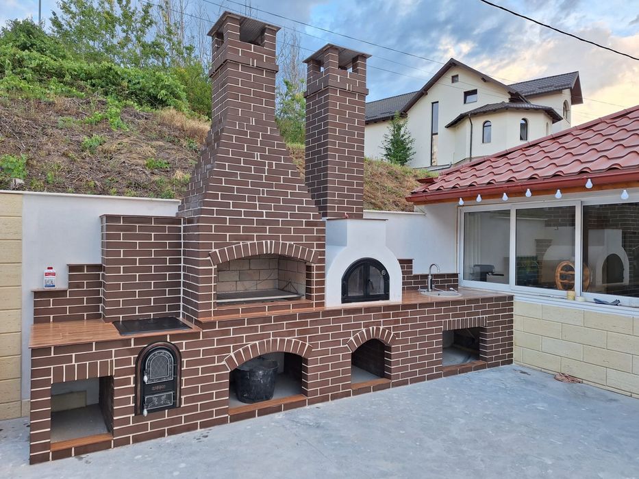 Caramida aparenta pentru cuptoare, gratare, seminee, terase, garduri