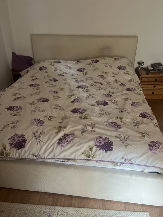 Pat cu saltea si lada de depozitare