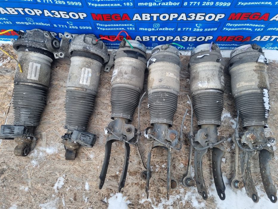 Пневмобалоны на Porsche Cayenne.