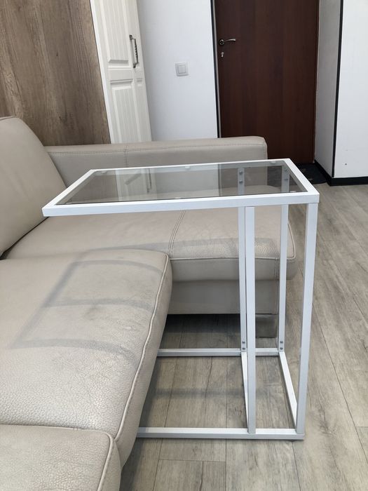 СРОЧНО!!Кожаный диван Италия  + столик ИКЕА 85000т