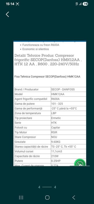 Compresor frigider și tastatură calculator