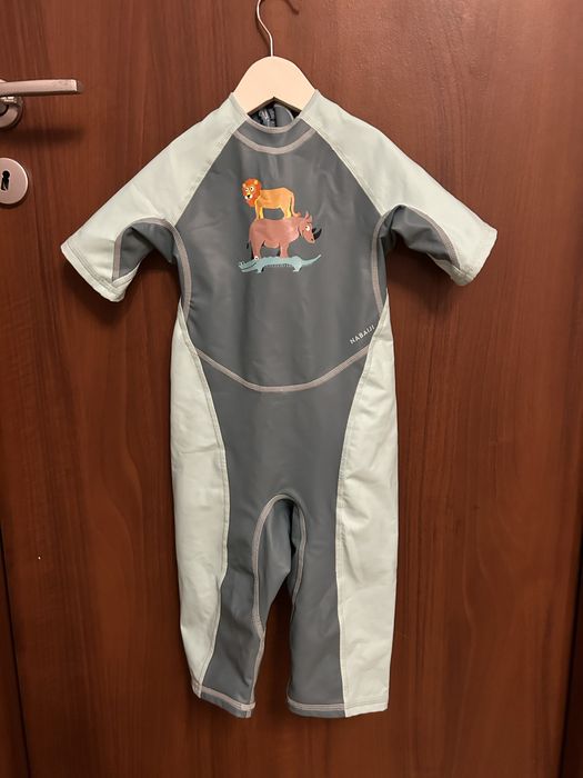 Combinezon anti-UV Kloupi Verde/Combinezon shorty din neopren