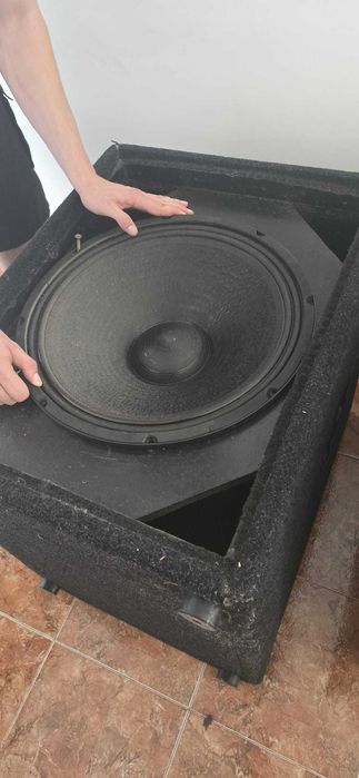 subwooferi pasivi 1600W bass puternic 18" si statie, cabluri