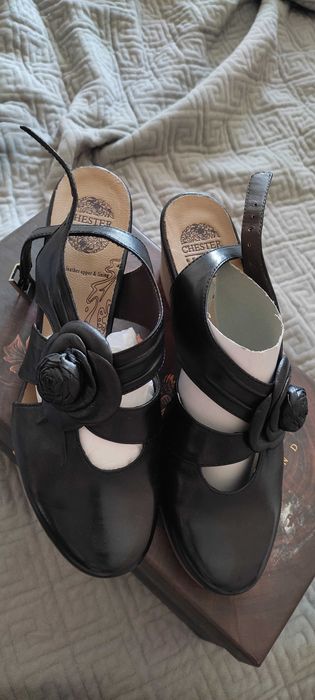 Туфли chester черные 38 р.