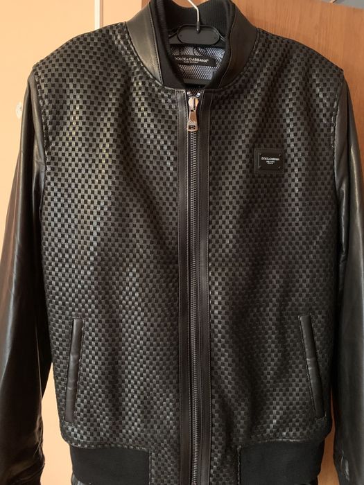 Geaca piele naturala Dolce & Gabbana  barbati