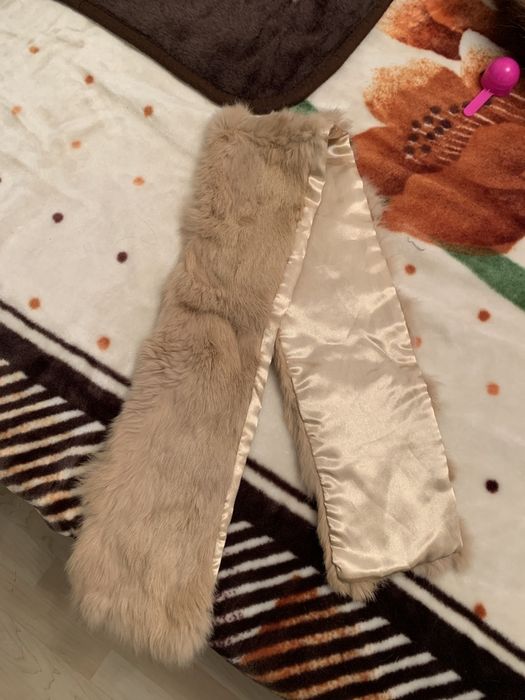 Шалчета естествен косъм лама, лисица, норка