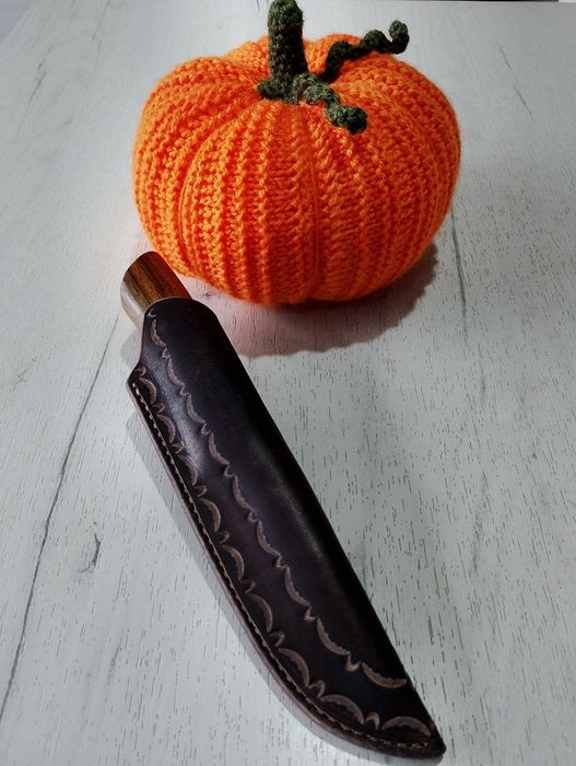 Кания за нож ръчна изработка от естествена кожа