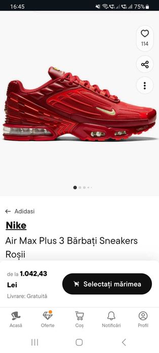 Vând adidași Nike Air Plus III