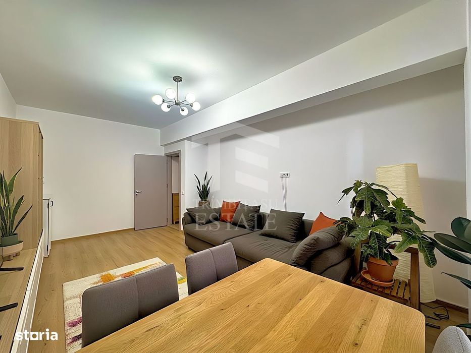 2 camere decomandat | 68 mp cu terasa | Mobilat și utilat | Pallady — fotografia 3