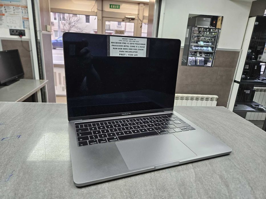 Macbook Pro 2018 Touchbar Core I5 Ram 8Gb Ssd 256 Video Intel