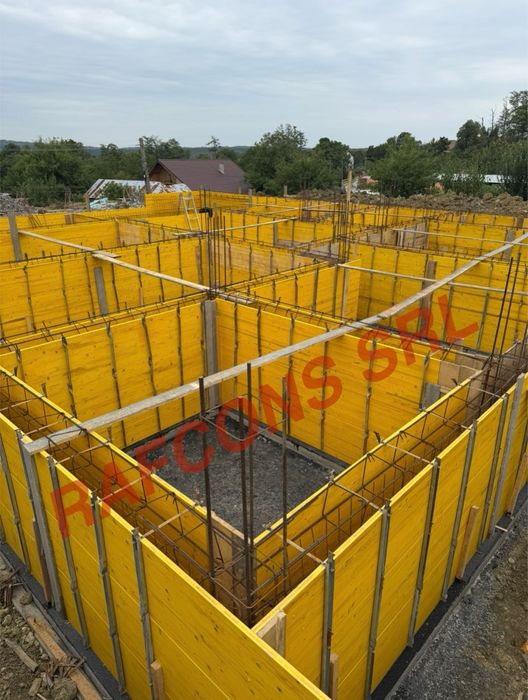 Panouri cofraje tip doka, placa galbena stratificata