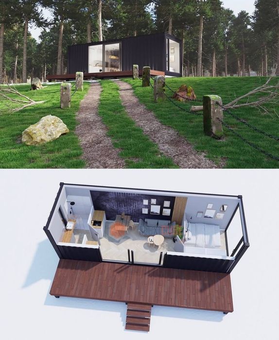 Контейнер модульный домик офис магазин дача охрана труда